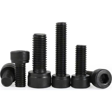 5 Pièces M5 X 40mm Vis à Tête Cylindrique à Six Pans Creux - Acier Inoxydable 304 Vis Hexagonale Noir, Filetage Complet, Boulon (1/5)