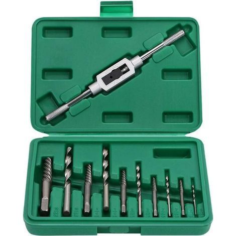 11Pcs Extracteurs de Vis Endommagées Boulons Cassés avec Boîte de Rangement (1/5)