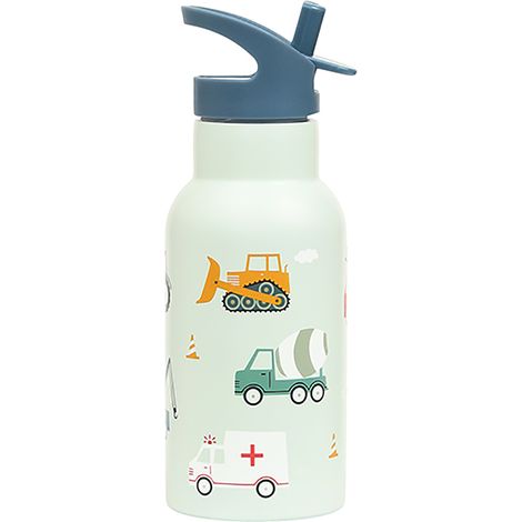 A little lovely company - Stainless steel drinking bottle - Vehicles - 7.3 x 20 x 7.3 cm