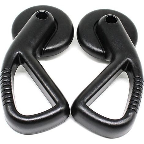 1 Coppia di manopole di regolazione del bracciolo sinistro/destro per sedile auto per Peugeot 206 207 e Citroen C2 9638799977 890586 (1/5)