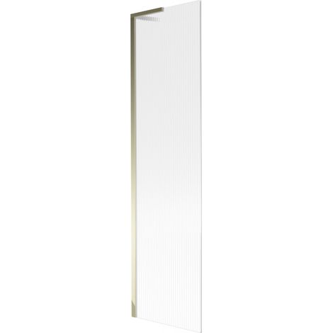 Mexen Next L paroi de baignoire 1-pliable 50 x 150 cm, rainuré, doré - 895-050-000-03-09-50 (1/5)