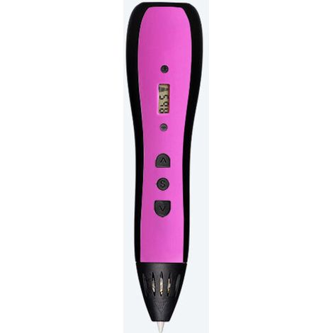 Stylo 3D pour les passionnés de bricolage, stylo d'impression 3D avec écran LCD, stylo de dessin 3D avec filament PLA de 1,75 mm, jouet amusant, cadeau d'anniversaire idéal
