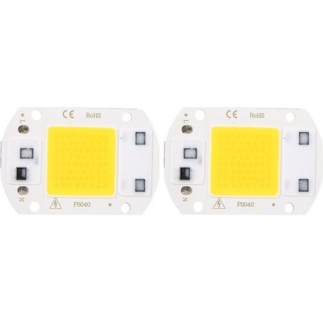 COB LED Chip Puissant SMD Source Lumière Intégrée 30W Ampoule Composant (Doré) (1/5)