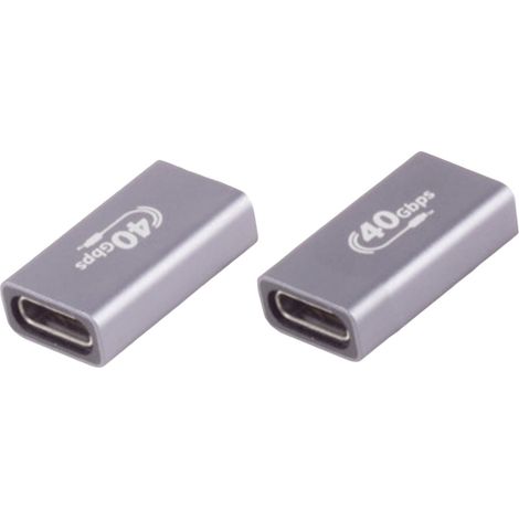 USB-C® Verbinder, 4.0, 40Gbps, Metall, Pro    10080137 BKL Electronic Inhalt: 1 St.