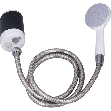 Douche de bébé portable pour le camping avec pompe, kit de douche mobile, rechargeable, facile à utiliser, pour la toilette en extérieur. (1/5)