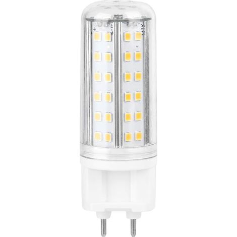 G12 LED-Maisglühbirne, Halogenlampe, Ersatz für Metall-Edison-Glühbirne für die Beleuchtung von Einkaufszentren, Fluren, Cafeterias und Wohnzimmern mit 84 SMD2835 LEDs, 10 W, AC 85–265 V, Warmweiß