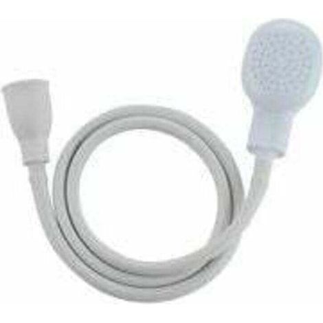 Douchette Robinet pour Mélangeur Plastique, XU, Douchette Tuyau Lavabo Univers Adaptable sur Robinet, Douchette Coiffure à domicile, Bain Bébé, Animal, WC (1M/39.37inch) - KZQ (1/4)