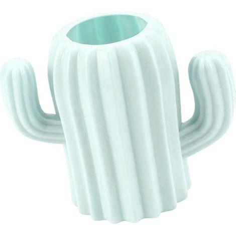 Vase Cactus Design Scandinave pour Intérieur Décoration Créative Maison Accessoire Plantes Grasses en PE Imitation Émail Vert-KZQ (1/5)
