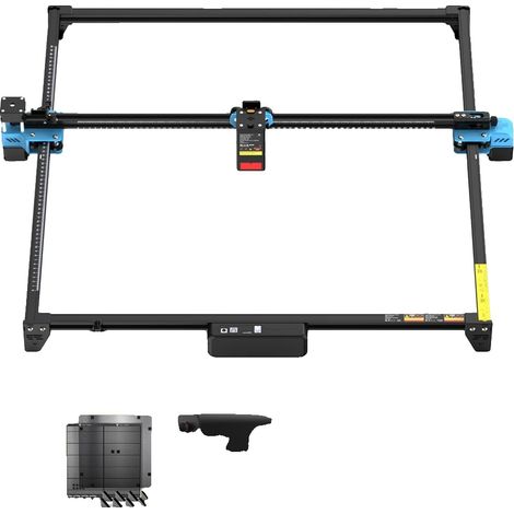 Graveur Laser CNC, Zone de Gravure de 600x600mm, Puissance Laser de 20W, Paquet 6, Prise EU 220V-240V-f (1/2)