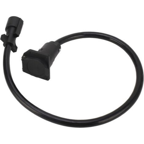 7-pin trailer extension lead - 3-foot dual male plug - Connection lead for motorhomes (1/5)