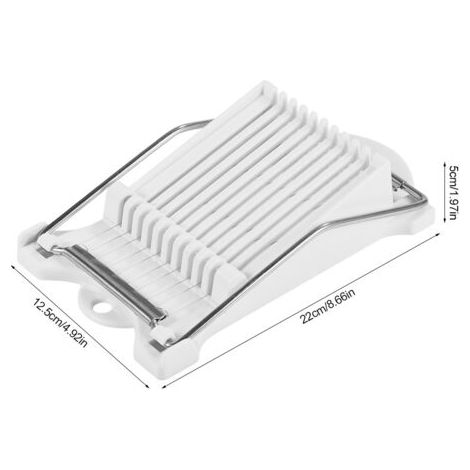 Trancheur Fromage 10 Fils en Inox Coupe Viande Manuel Coupe-Fromage Eplucheur Idéal pour Trancher Le Jambon Fromage Beurre (1/5)