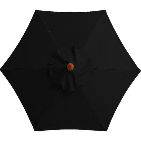 Toile de rechange pour parasol Mujixi - 6 baleines - 2 m - imperméable - anti-UV - tissu de rechange (1/5)