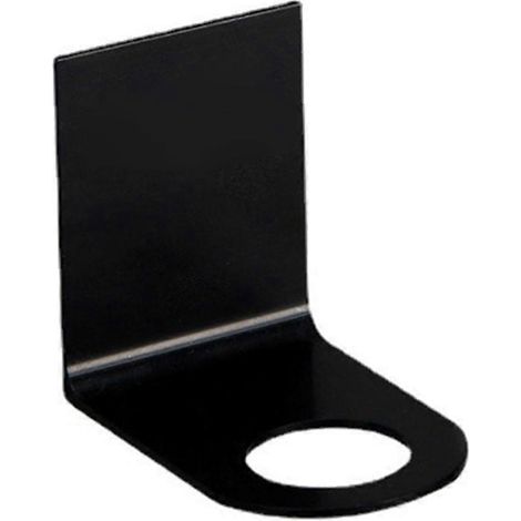 Porte-flacon de gel douche mural, porte-savon pour shampoing et savon pour les mains, porte-savon liquide, convient à la cuisine et à la salle de bain, petit format noir. (1/3)