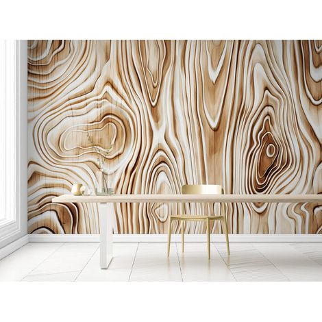 Papier Peint Bois - Le Fil du Bois - 150 x 250 cm (1/2)