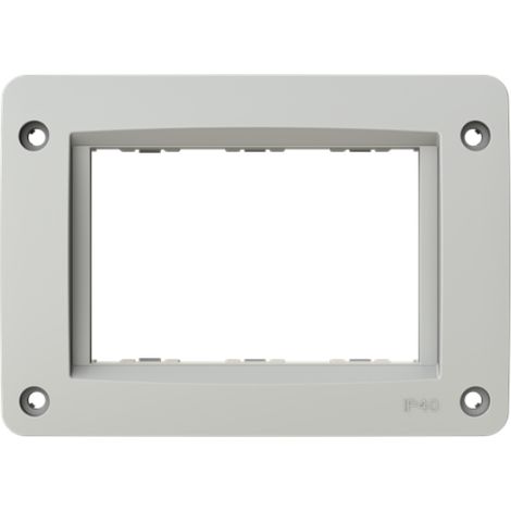Abb scatola portafrutto contenitore ip40, 3 posti 3 moduli 2csk2340ch (1/3)