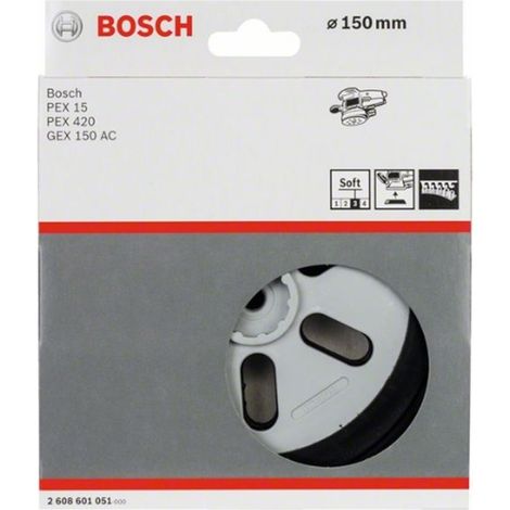 Plato lijador blando PEX 15/420 GEX 150 BOSCH 2608601051