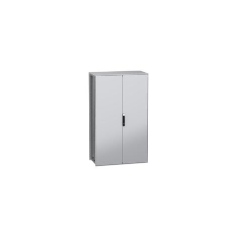 Armadio modulare a pavimento, PanelSeT SFN, acciaio decarbonizzato, piastra, 2000x1200x600 mm, 2 porte, IP55 - NSYSFN2012602DP