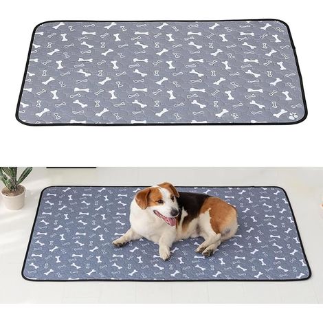 Tapis De pour Animaux Compagnie Dressage Pipi Base Antidérapante Absorbante en Polyester Robuste Idéale Une Utilisation en Intérieur du Chien Dressage Anti-Fuite,5070cm (1/4)