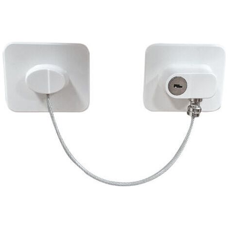 4 pcs Sécurité Fenêtre Restricteur Réfrigérateur Serrure De Porte avec Clé Adhésif Congélateur Sécurité Enfant Sécurité Fenêtre Serrure Tiroir Four Machine À Laver Armoire