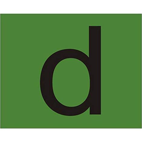 Contrassegno Adesivi “D” Merce Deperibile, Set di 3 pezzi