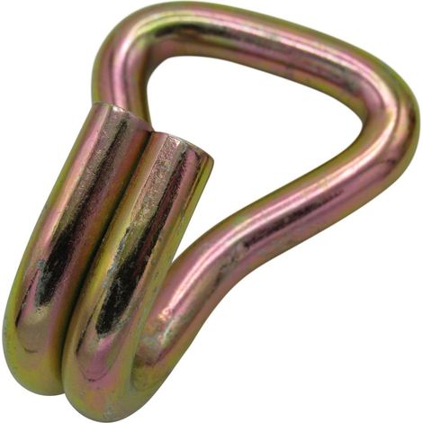 75MM J Claw Hooks Zinc Plated  (10 Ton Lashing Ratchet Webbing Load Secure Yellow Passivated) (1/5)