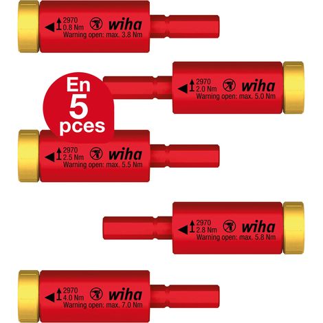Jeu d'adaptateurs de couple VDE easyTorque