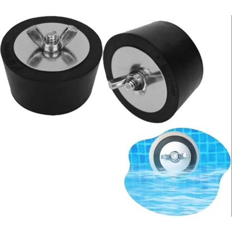 Bouchon de Piscine d'hiver, Bouchons d'hiver Acier Inoxydable Piscine - avec boulons Acier Inoxydable, Buses d'entrée Piscine, tuyaux d'évacuation Piscine (1/4)