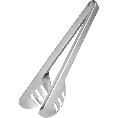 Pince de cuisine semi-circulaire en acier inoxydable en forme de croissant, pince à barbecue, pince utilitaire pour la cuisson (1/5)