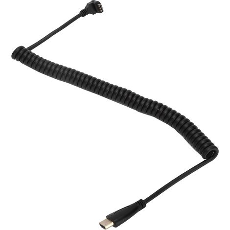 Adaptateur audio/vidéo par câble à ressort HD Multimedia Interface A vers HD Multimedia Interface C (1/5)