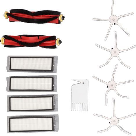 Kit d'accessoires de rechange pour aspirateur robot Mijia Roborock : brosse rotative. filtre et pièces pour l'entretien (1/5)