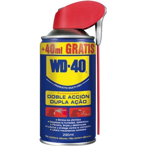 WD40 Lubricante de doble acción con pulverizador 250+40ml