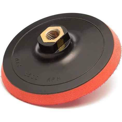 Sanding Pad 125mm, M14 Thread, Drill Adapter, Speed 12500 RPM, For Wood and Metal (1/5)