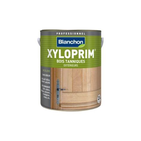 Blanchon – Isolant pour bois tannique ou exotique 2,5 L – Séchage rapide – Non gras – Pour extérieur – Rendement 12 m²/L/couche