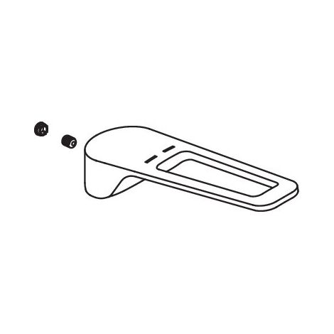 Levier de commande HEWI 71427 DC, AQ950, poudré