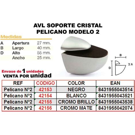 Portabicchiere Pelicano nero modello 2 prezzo per unità