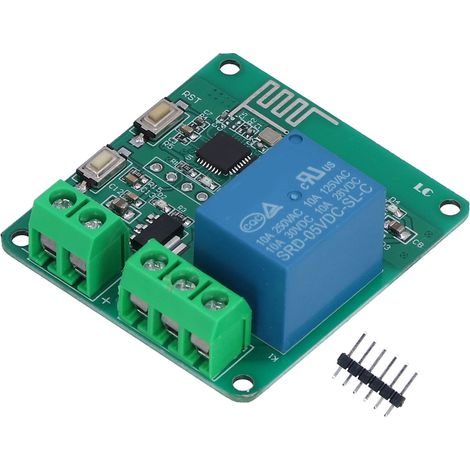 Module WiFi ESP8266 1 canal, relais sans fil 5V 10A, interrupteur à distance pour automatisation (1/5)