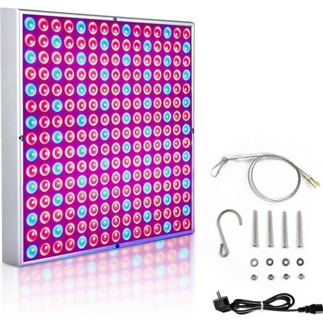 Randaco Pflanzenlampe Vollspektrum 225 LEDs 15W Pflanzenlicht Zimmerpflanzen Wachstumslampe Grow Lampe