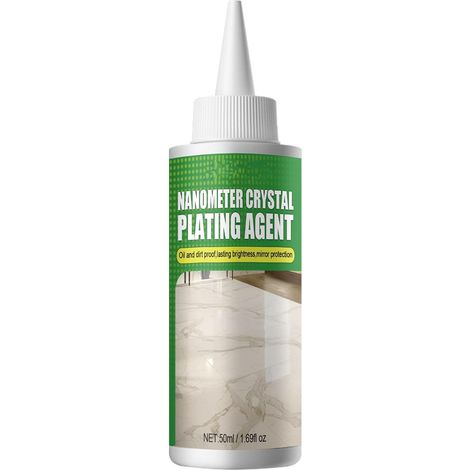 Nettoyant Détachant pour Pierre, Nettoyant pour Détachant pour Pierre, 50 ml Marble Cleaner Stain Remover, Nettoyante et Polissage pour Marbre, pour Granit, Carrelage, Plaques de Cuisson de Cuisine (1/5)