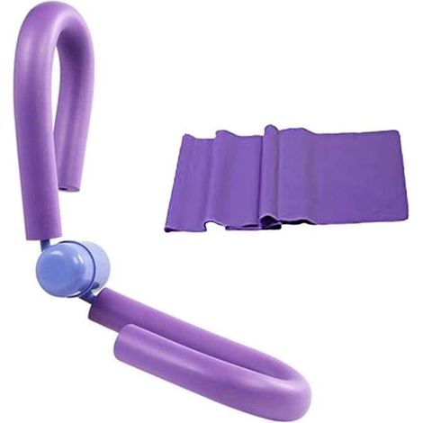 (Violet)Musculation Jambes,Appareil Musculation Fessier avec Bande Elastique,Sport Maison Materiel pour Exercices Hanches,Jambe（Violet） (1/4)