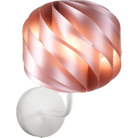 Applique Moderna Globe Polilux ® Pink Metal E Metallo 1 Luce E27 (1/2)