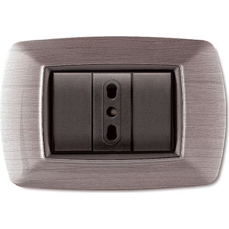 PLACCA LIFE LIVING PLAST ACCIAIO SATINATO 3P Q.TA 10 (1/3)