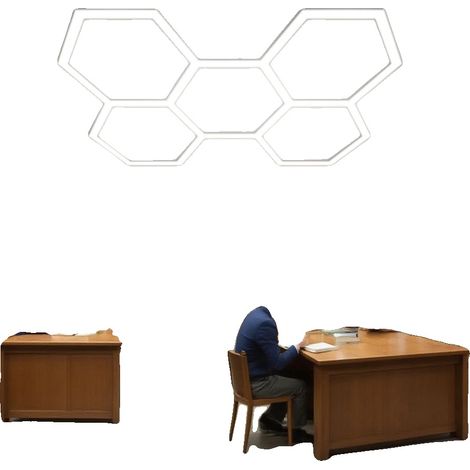 Garagenlicht, hohe Lichtausbeute, langlebiges Aluminiumdesign, 5Hex (1/2)