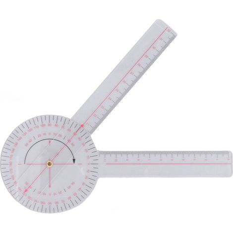 Goniomètre Orthopédique 360° pour Genou, Coude, Épaule - Petit Modèle 20,1 cm - Outil de Mesure en Kinésithérapie (1/5)
