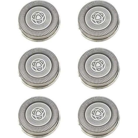 Replacement Electric Shaver Heads, 6 Pieces, Compatible with S and XZ Series Models (1/4)