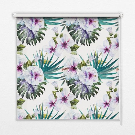 Tenda a Rullo Interna per Finestra - Tenda Filtrante Luce - Tenda Privacy - Tenda Decorativa Rettangolare - Rullo per Interni - (130 cm x 140 cm) - Mobili
