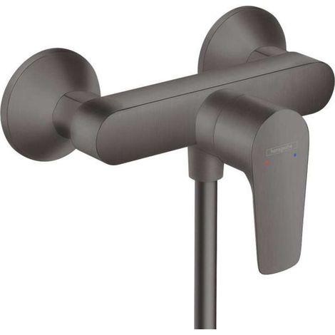 Hansgrohe Talis E - Grifo de ducha, cromo negro cepillado 71760340