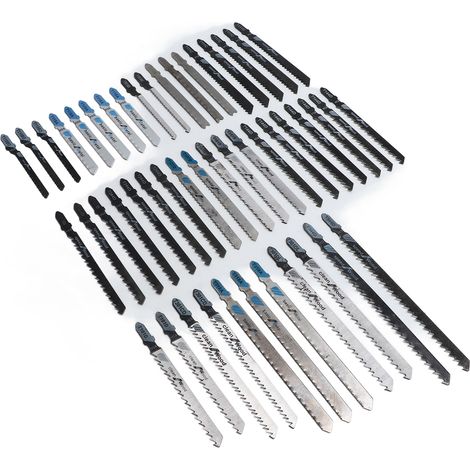 48 Lames de Scie Sabre T Shank pour Découpe Bois et Métal, Lames en Acier Rapide HSS pour Scie à Reciprocation (1/5)