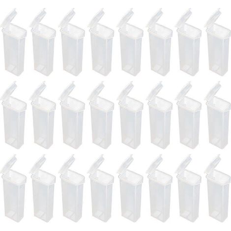 50 boîtes à lames de verre pour préparations histologiques de laboratoire-8.7X2.7CM-White