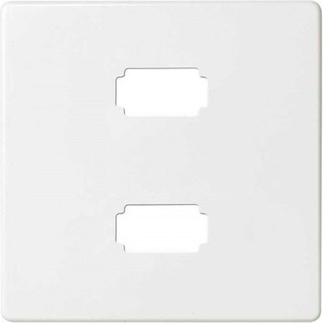 Placa Simon 82 para conector 2xUSB 2.0 tipo-A blanco SIMON 8201090-030