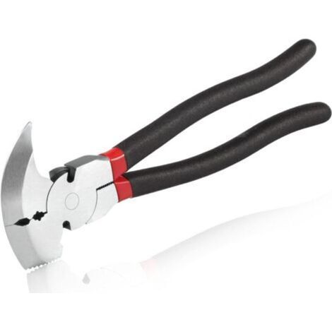 26.7 cm Fence Pliers - Strong Joint Pliers - Fence Pliers - Heavy-Duty Fence Pliers - Multi-Function Fence Tool - Pliers with Hammer Head (1/5)